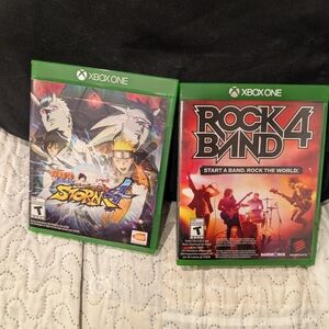 One Naruto Shippuden: Ultimate Ninja Storm 4 and Rock Band 4 Game Bundle